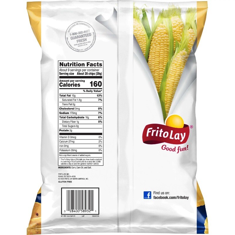 (4 pack) Fritos® Scoops!® Corn Chips, 9.25 oz. Bag