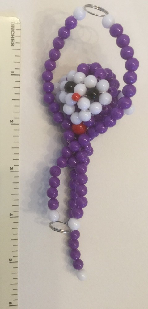Handmade monkey keychain