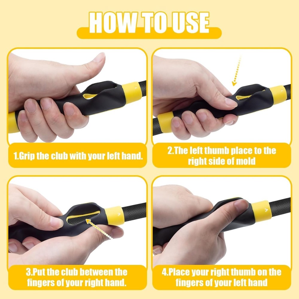 Durable Golf Grip Training Aid - Boost Your Swing Accuracy with Precision Design