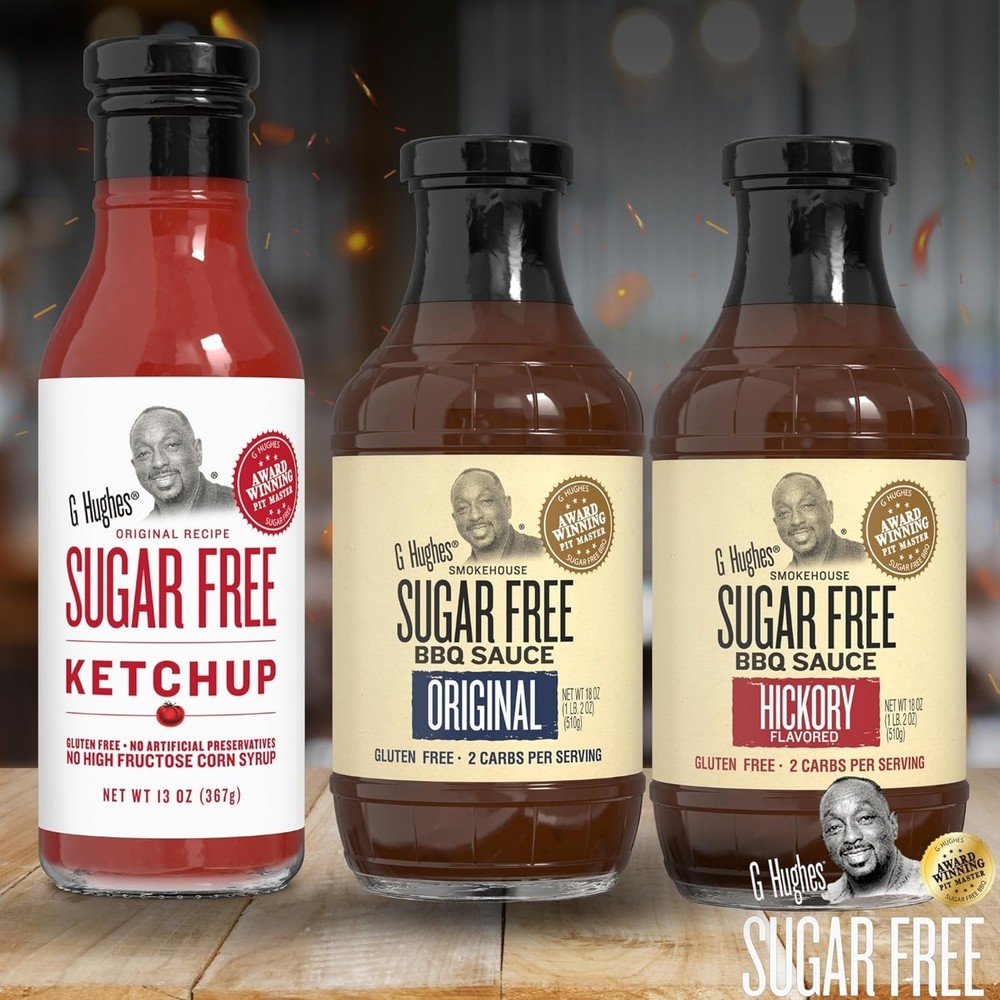Sugar Free BBQ Sauces & Ketchup Bundle - 3 Pack