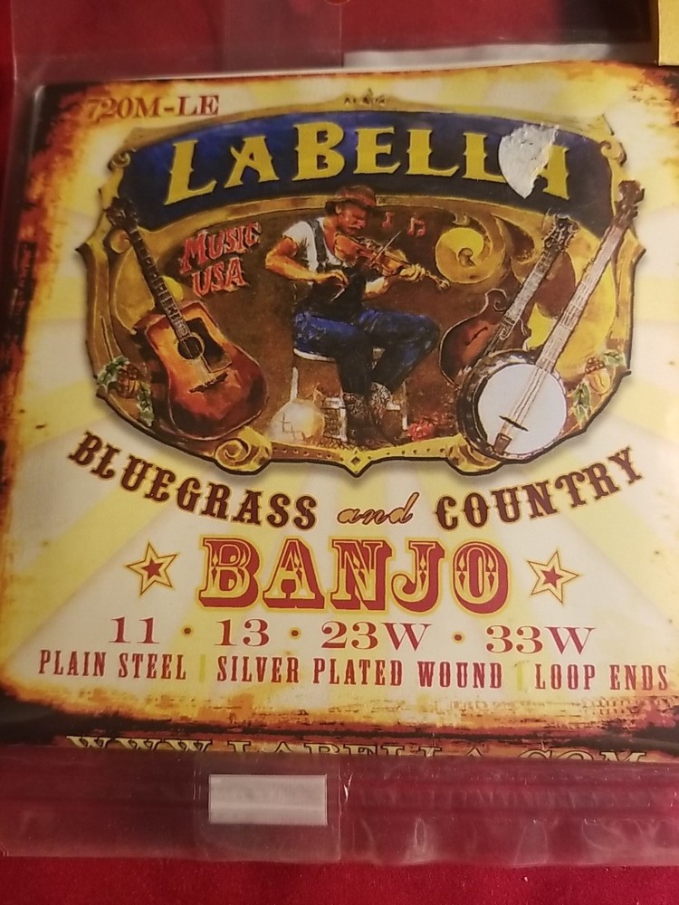3 Set Lot Of Banjo Strings