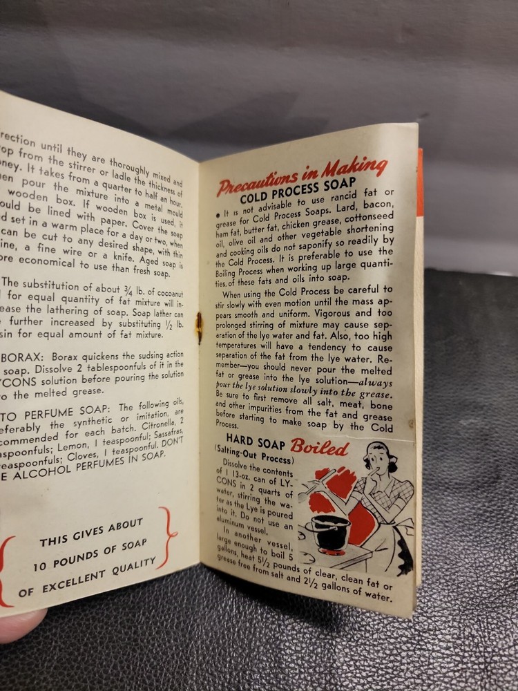 RED SEAL LYCONS LYE Sales Booklet