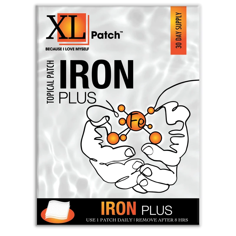 IRON PLUS Vitamin Patch BY XLPATCH (30-DAY SUPPLY)