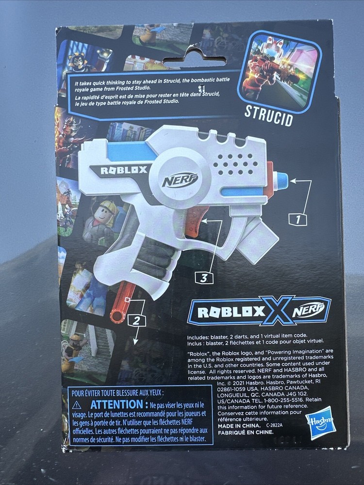 NEW ROBLOX Strucid BOOM Strike Nerf Dart Gun With Virtual Item CODE
