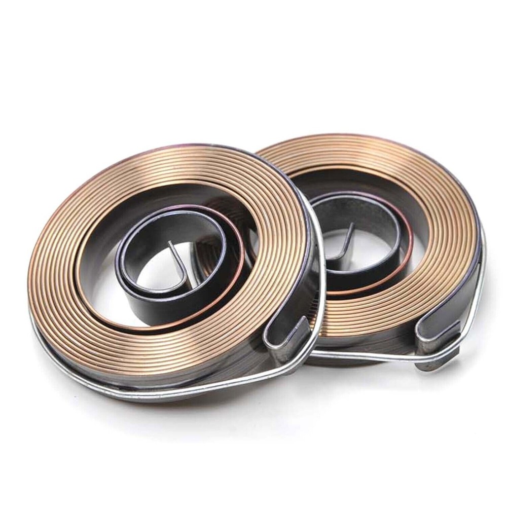 2X Drill Press Quill Feed Return Coil Spring Assembly 6-12mm Width Spring Steel