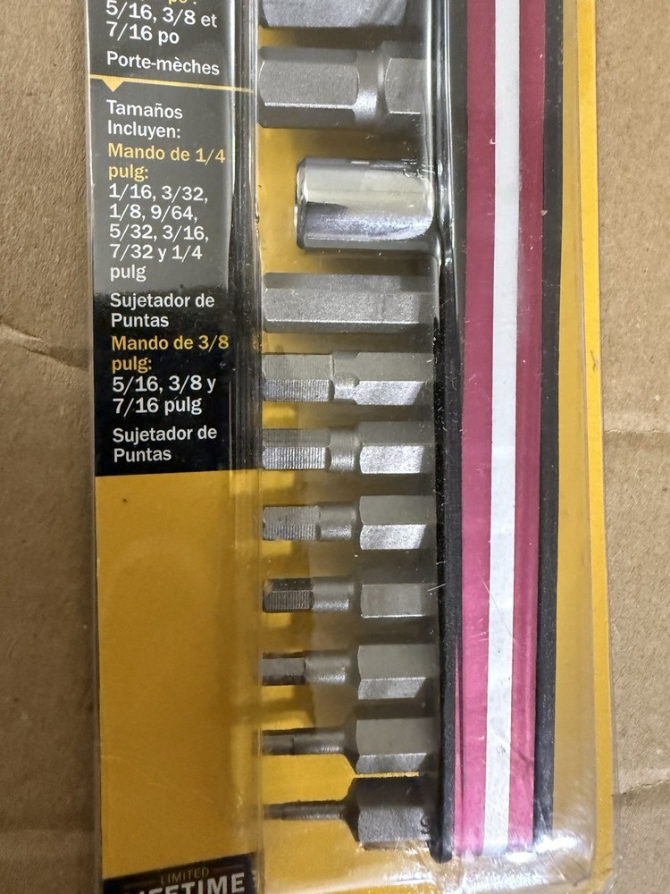 TITAN 16135 13 Piece SAE Tamper Resistant Hex Bit Set.