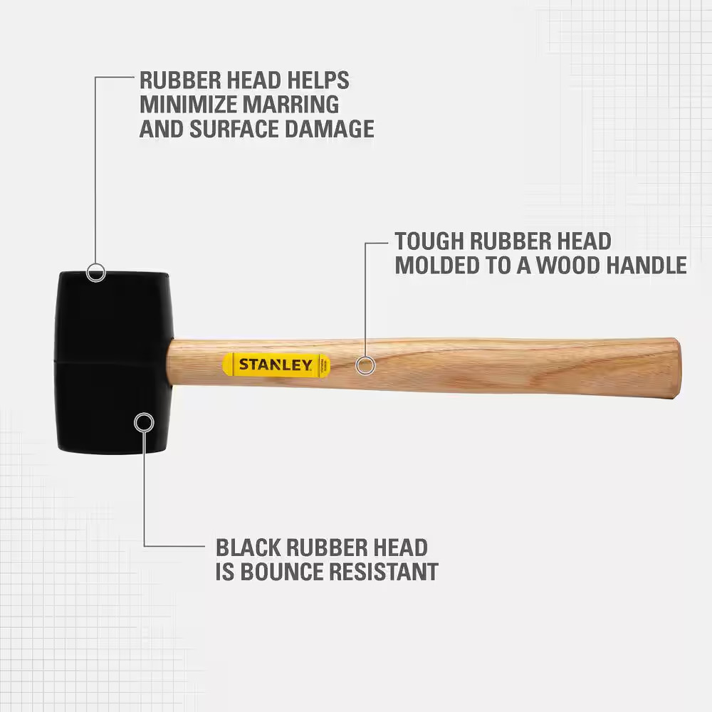 16 Oz. Rubber Mallet