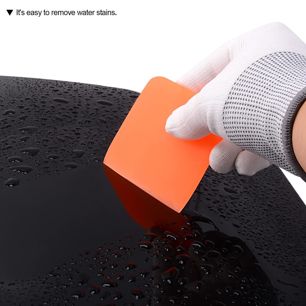 NEWISHTOOL PPF Squeegee for Vinyl, Soft Rubber Scraper Tools, 3 Colors