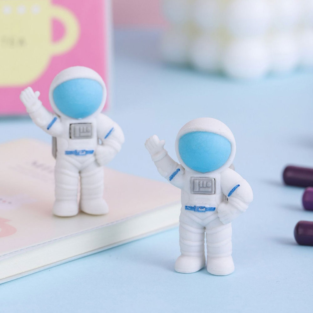 24Pcs Small Erasers Astronaut Erasers Portable Erasers Multi-function Erasers