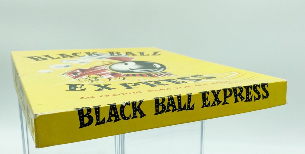 1957 Black Ball Express Schaper Marble Board Game Complete