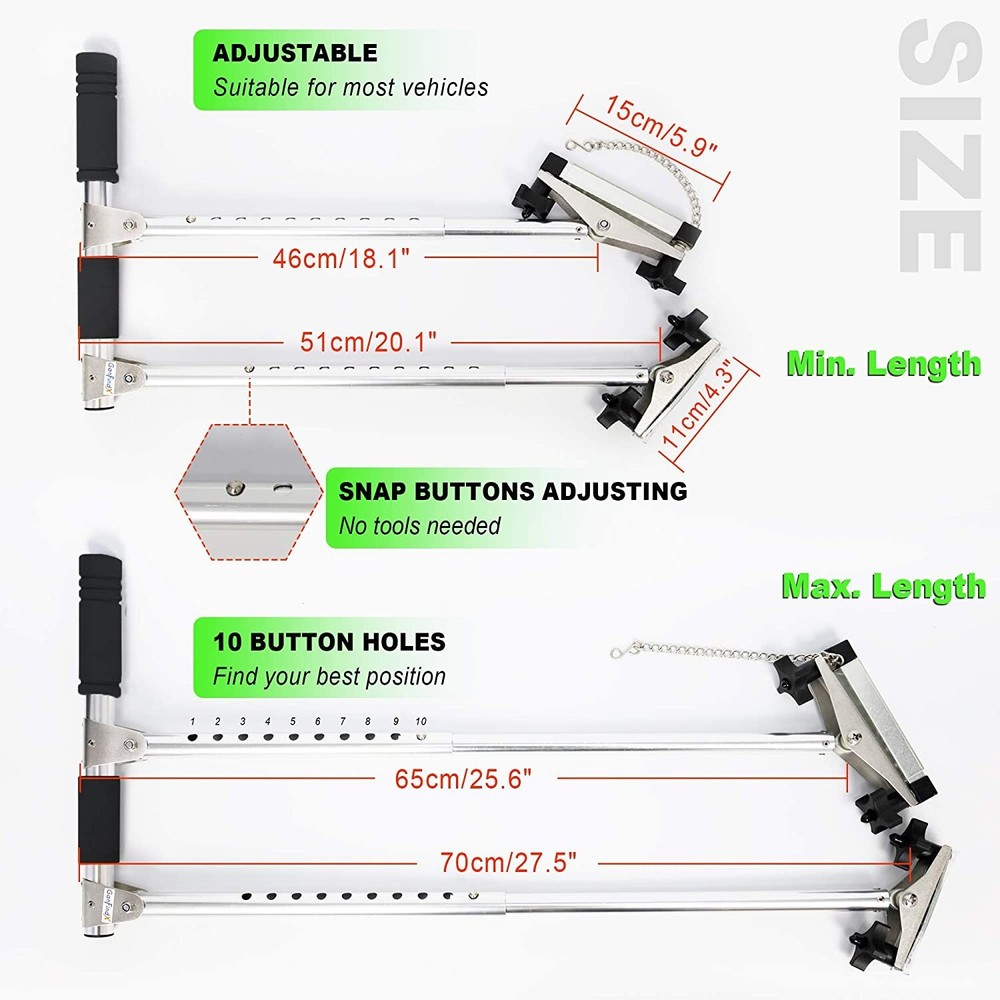 Driving Aid hand Controls for Automatic Car. Disability Handicapped - SCI