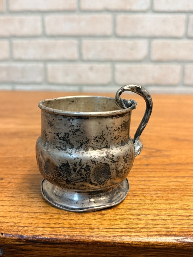 Solid Sterling .925 Scrap Child's Cup - 2.26 Troy Oz