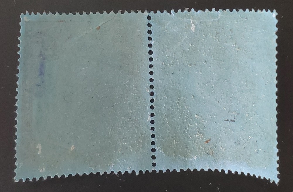 BERMUDA. GV. 1924/32. RARE ERROR! "Break in Scroll" 2/6d & other error? Used.
