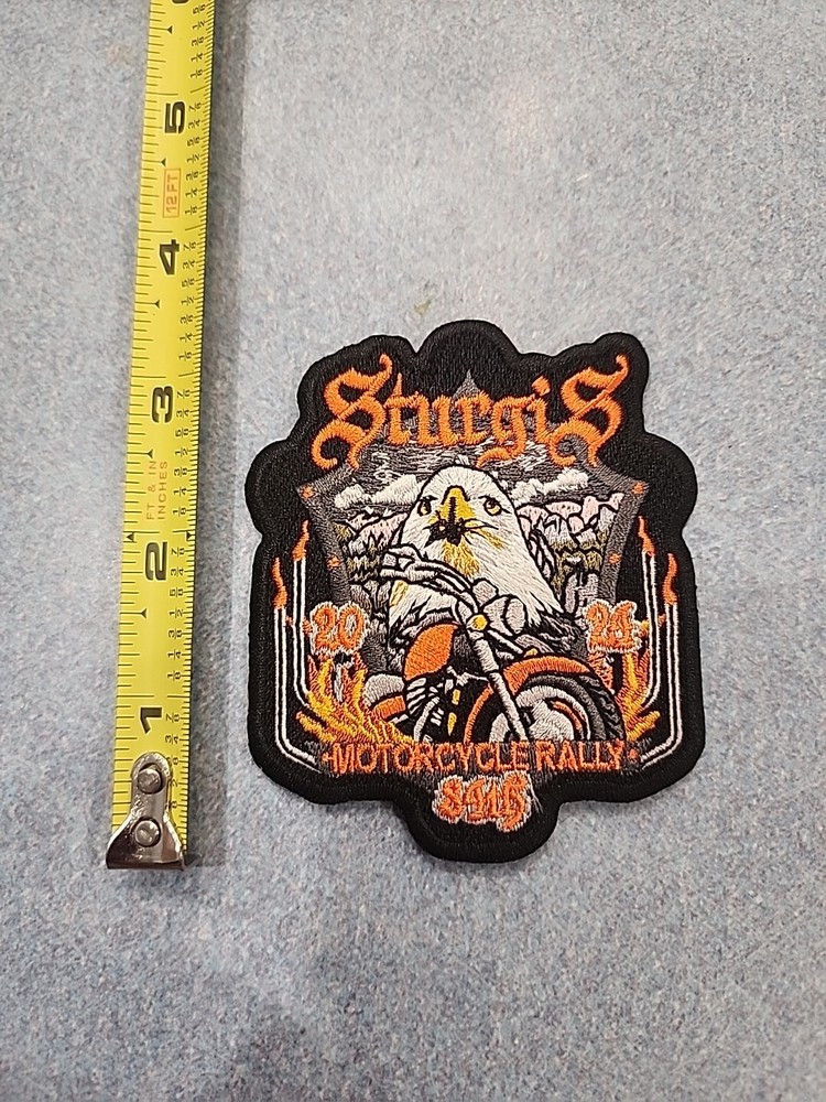 MR11 Sturgis SD 2024 Eagle Motorcycle Rally Patch 84th