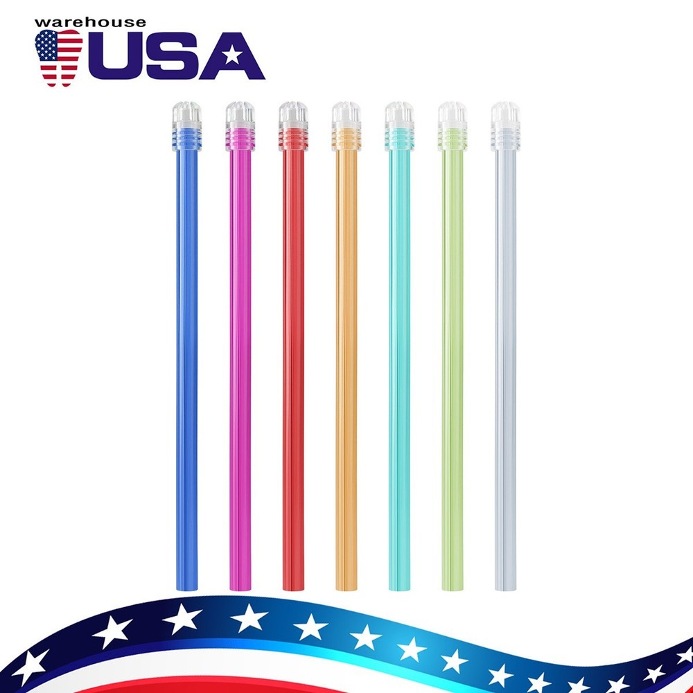 100PCS Disposable Dental Saliva Ejector Evacuation Suction Tips Assorted AZDENT
