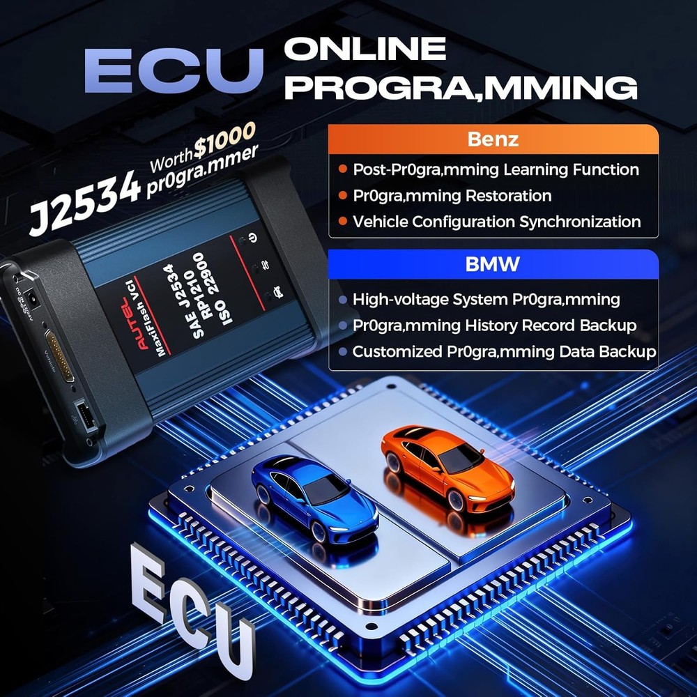2026 Autel MaxiSYS Elite II PRO Scanner, Elite 2 Pro J2534 ECU Programmer Coding