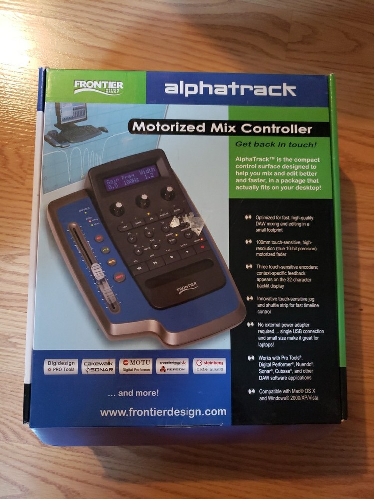 AlphaTrack Motorized Mix Controller ATK8030151 by Frontier DAW MIX CONTROLLER