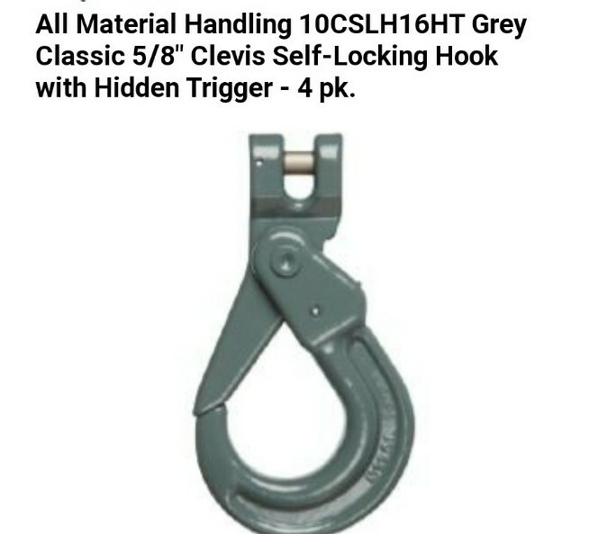 10CSLH16HT N1801 Clevis Self-locking 5/8" Hook,