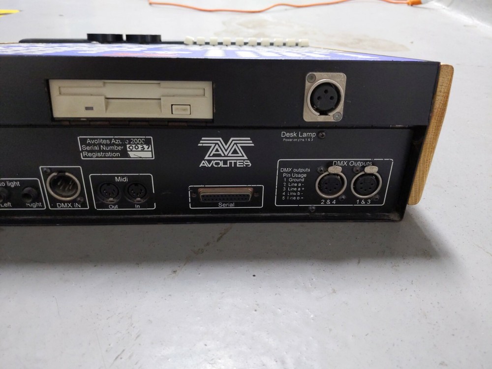 Avolites Azure 2000 4 DMX Universe Lighting Console Pearl UNTESTED