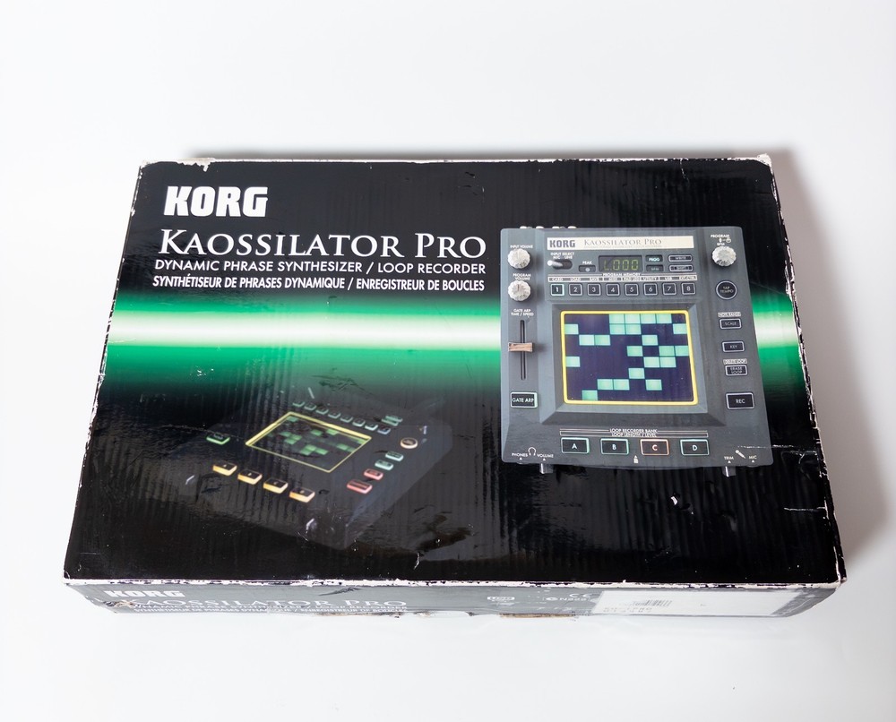 KORG KAOSSILATOR PRO Dynamic Phrase Synthesizer Sampler Tested w/ Adapter Japan