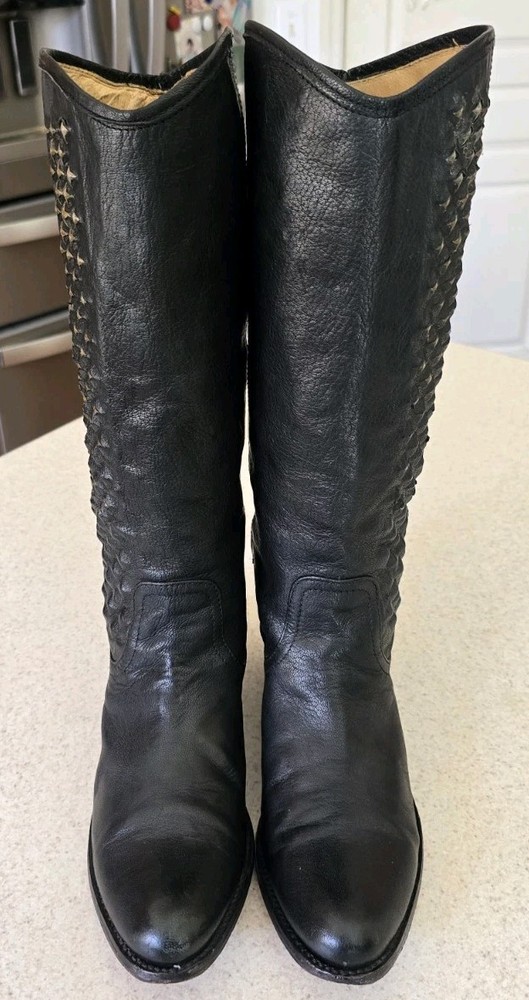 Frye Leather Black Boots Women's 6.5B