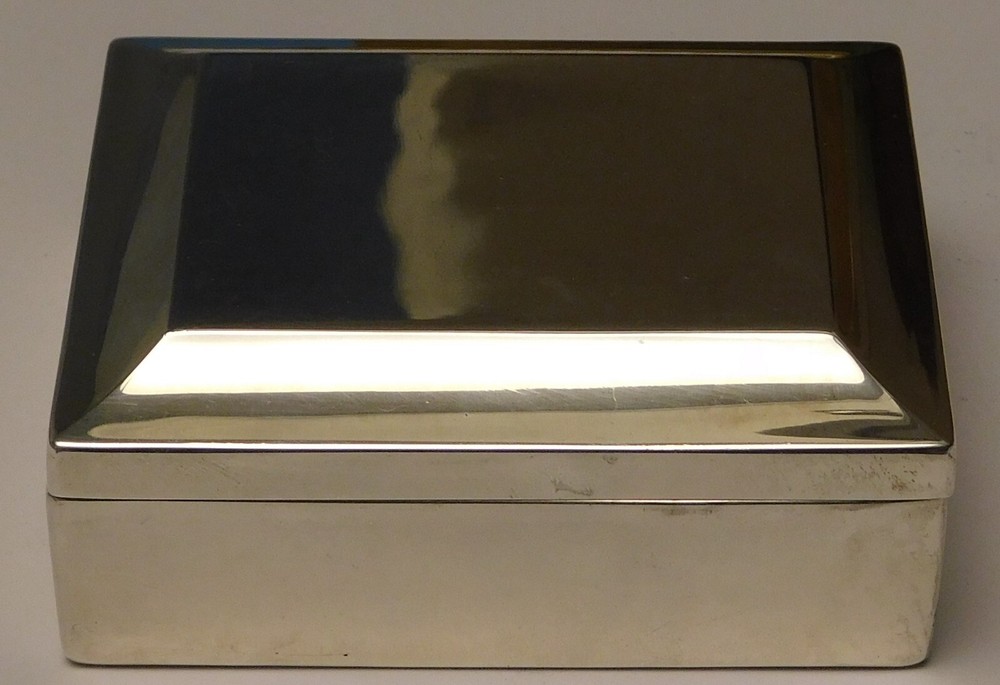Cartier Art Deco Sterling Silver Box 152g