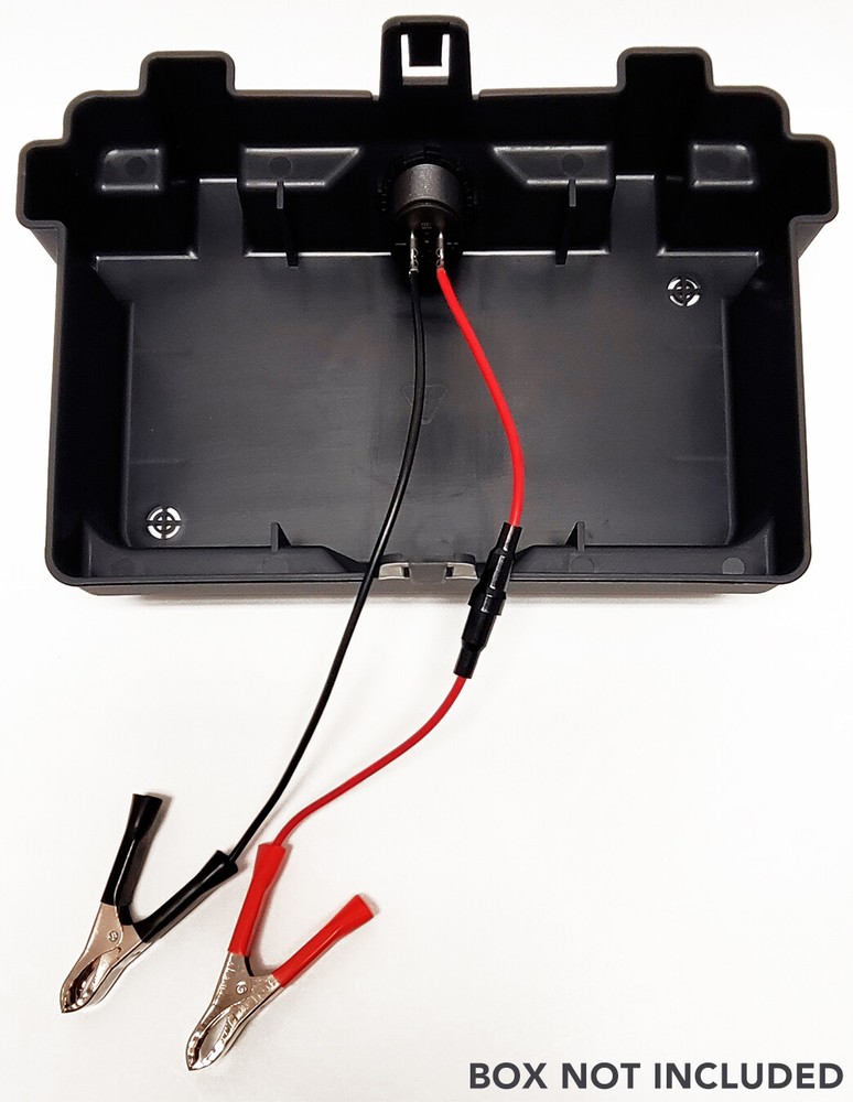 Voltmeter Digital LED Display Alligator Clamps DIY Panel Box battery K3A