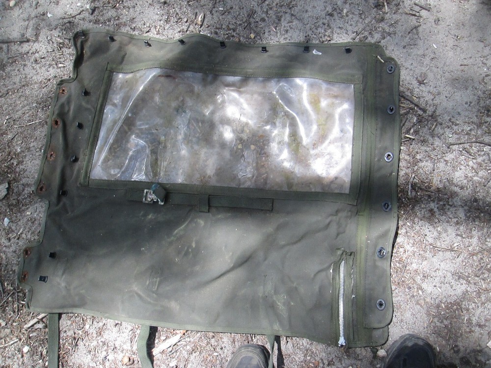 M422 M422A1 Mighty Mite passenger side curtains jeep USMC