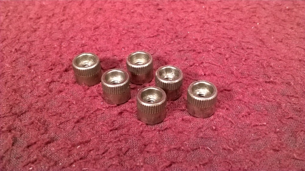 LIONEL POST WAR TYPE-KW TRANSFORMER - SET OF 6 BINDING POST NUT