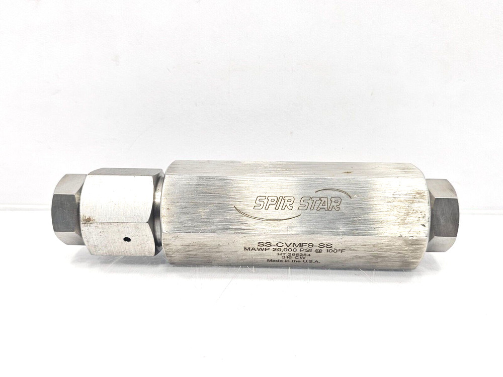 SS-CVMF9-SS CHECK VALVE SPIR STAR 20000PSI