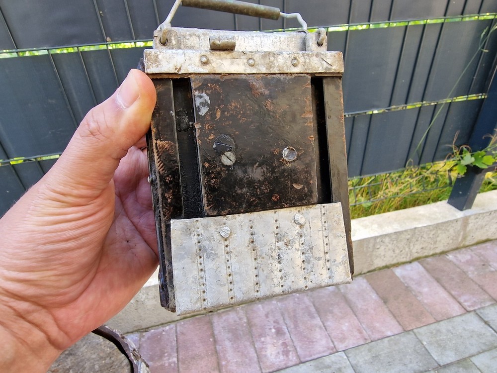WW2 Original German Carbide Bakelite Lantern From The German Bunker.