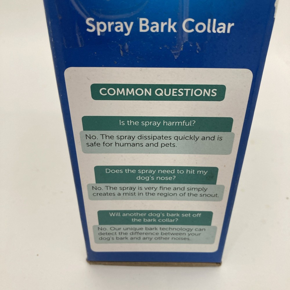 PetSafe Dog Spray Control Bark Collar Spray Bluetooth-Low Battery Indicator