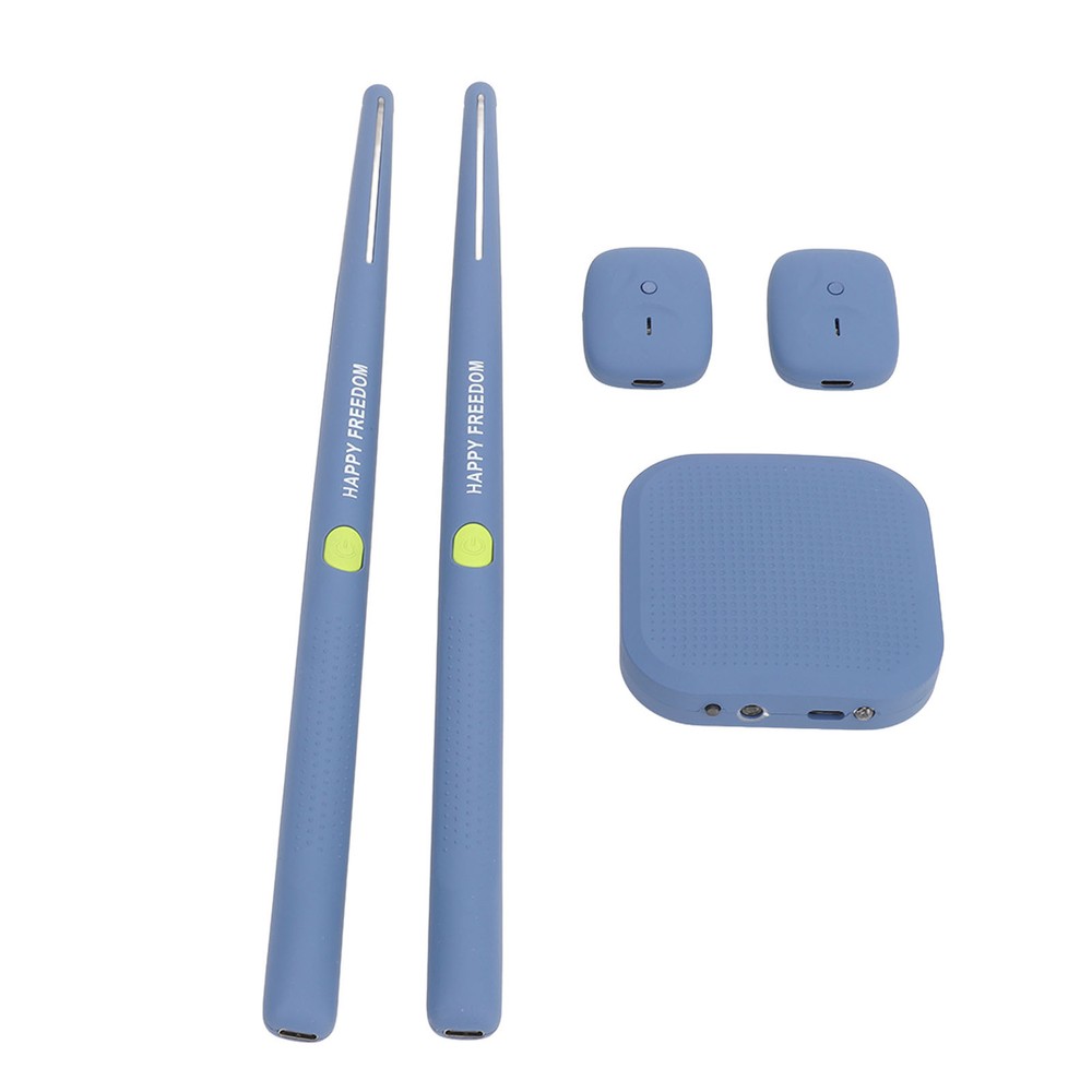 (Blue)Virtual Drum Kit Virtual Reality Drum Set Portable Electronic Drum FG