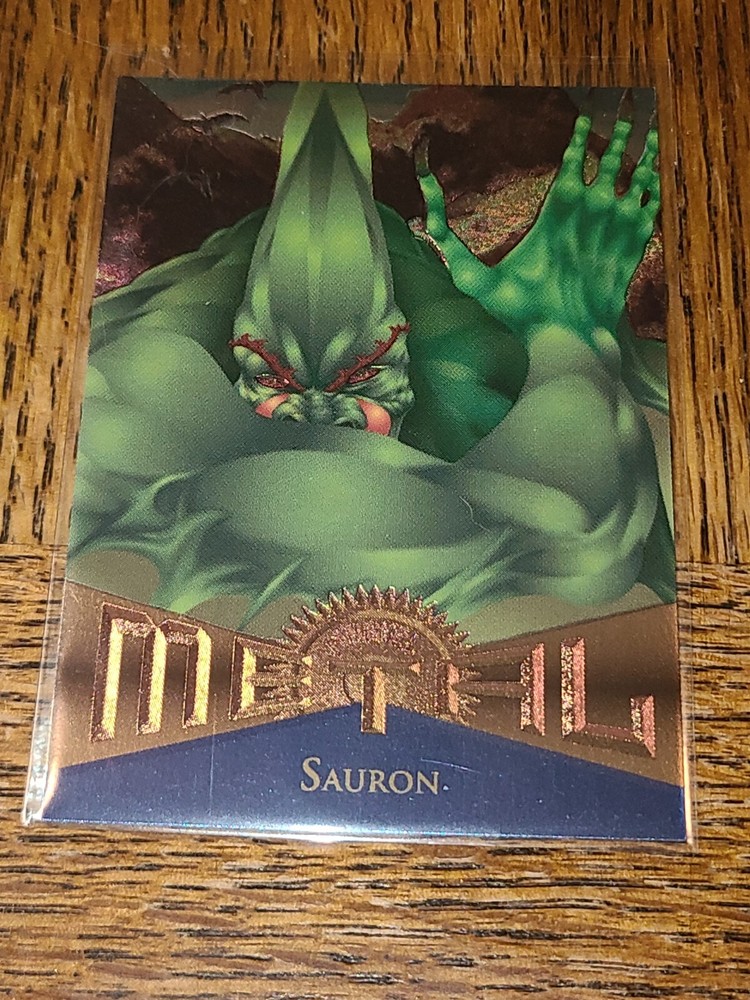 MARVEL COMICS SAURON 1995 FLEER METAL #116