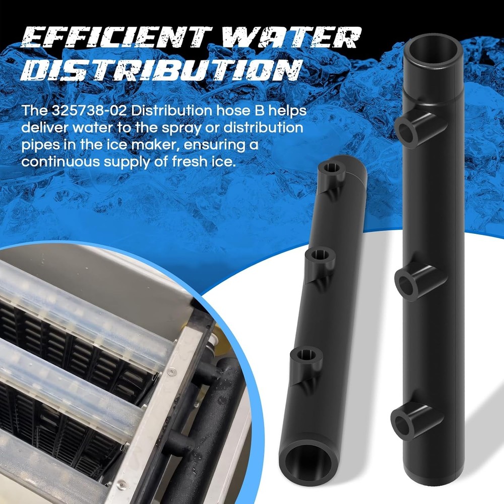 Replace for Hoshizaki 325738-02 Distributor Hose B Icemaker Distributor Hose 2PC