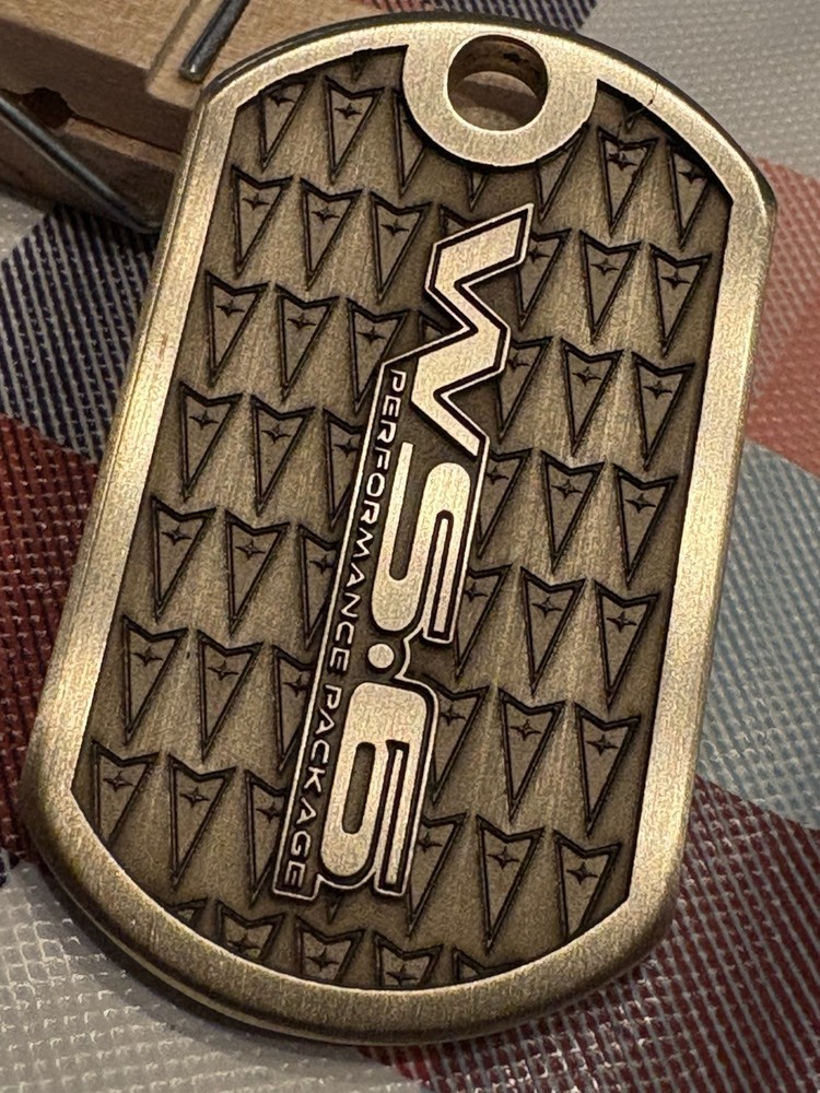 WS-6 Solid Brass Custom Keychain