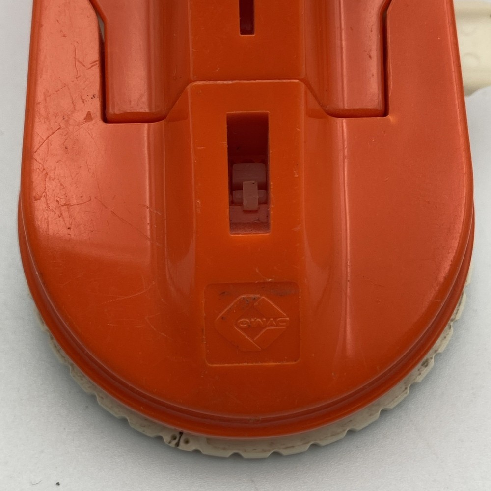 Dymo Label Maker Mini Orange Handheld VTG Alpha Numeric