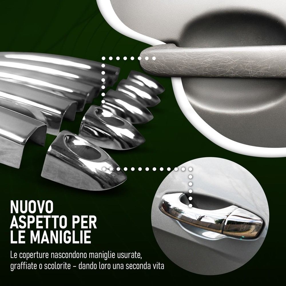 Tailgate Handle Cover for VW Transporter 2009-2015 Chrome