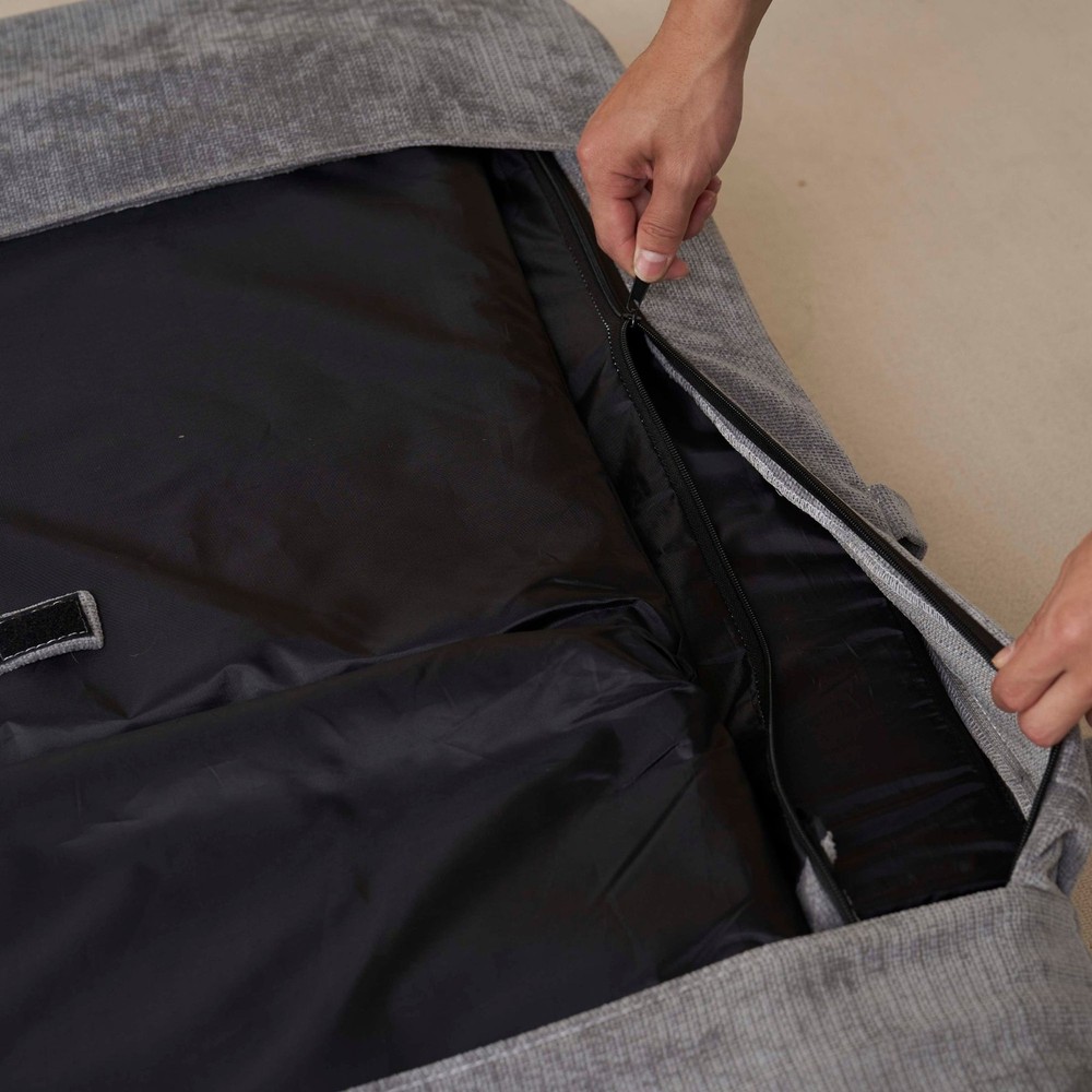 Convertible Fold-Out Double Sofa Bed, 18 Sections Adjustable