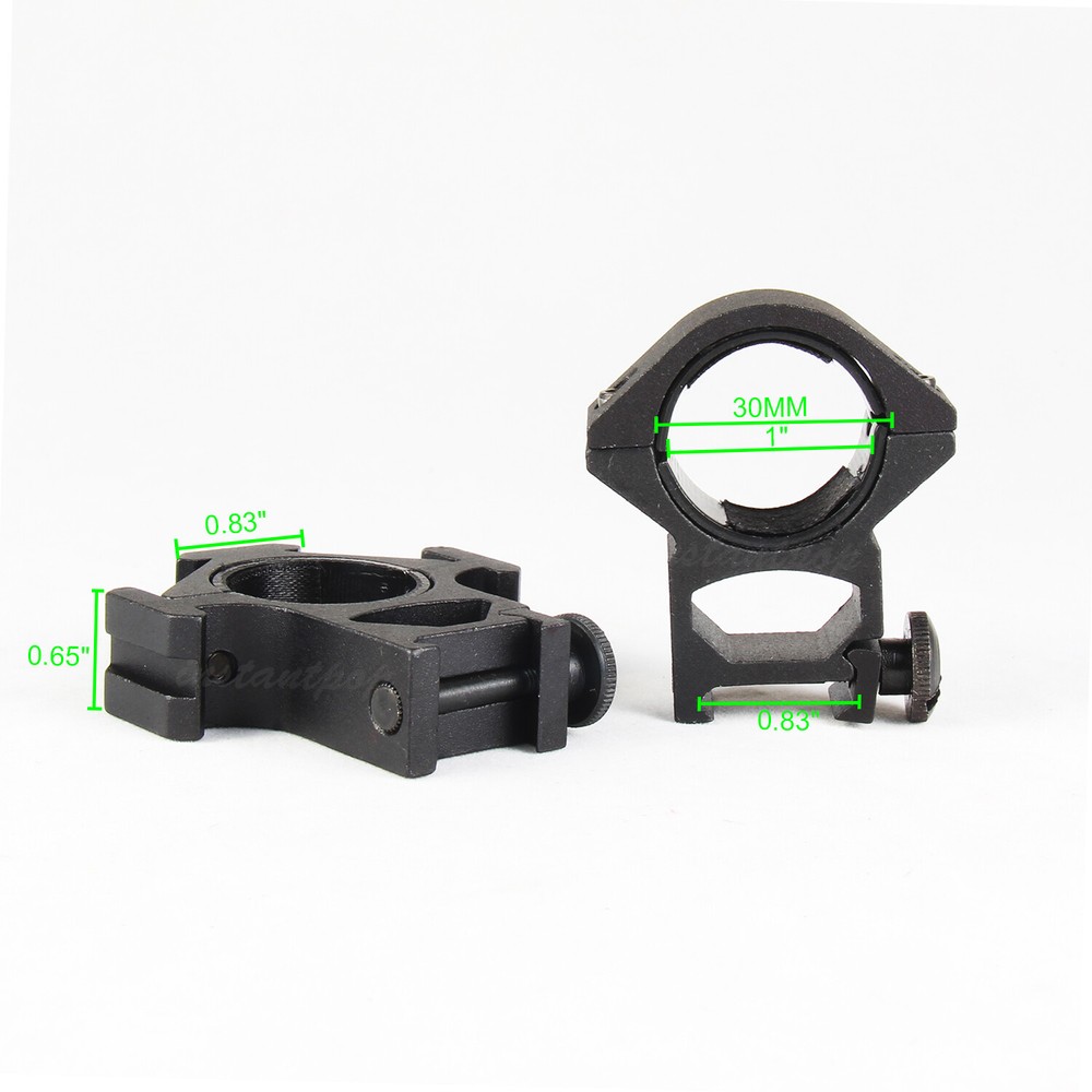 Weaver Style 25MM & 30MM High Profile Scope Rings