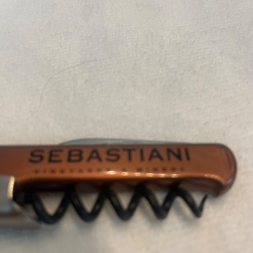 SEBASTIANI Quality Corkscrew Waiter Wine Key Opener