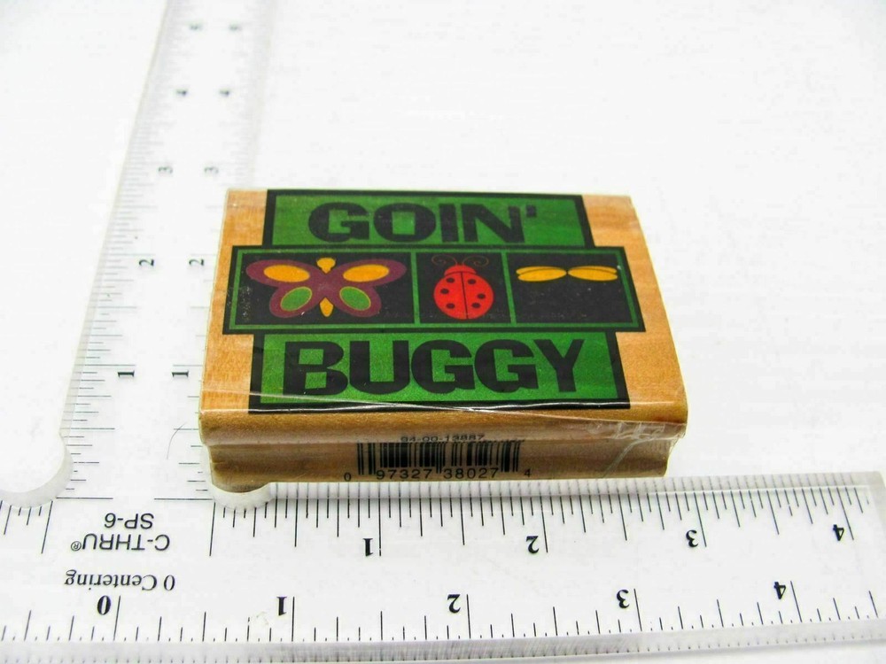 Goin Buggy Rubber Stamp - Stamp Set A108
