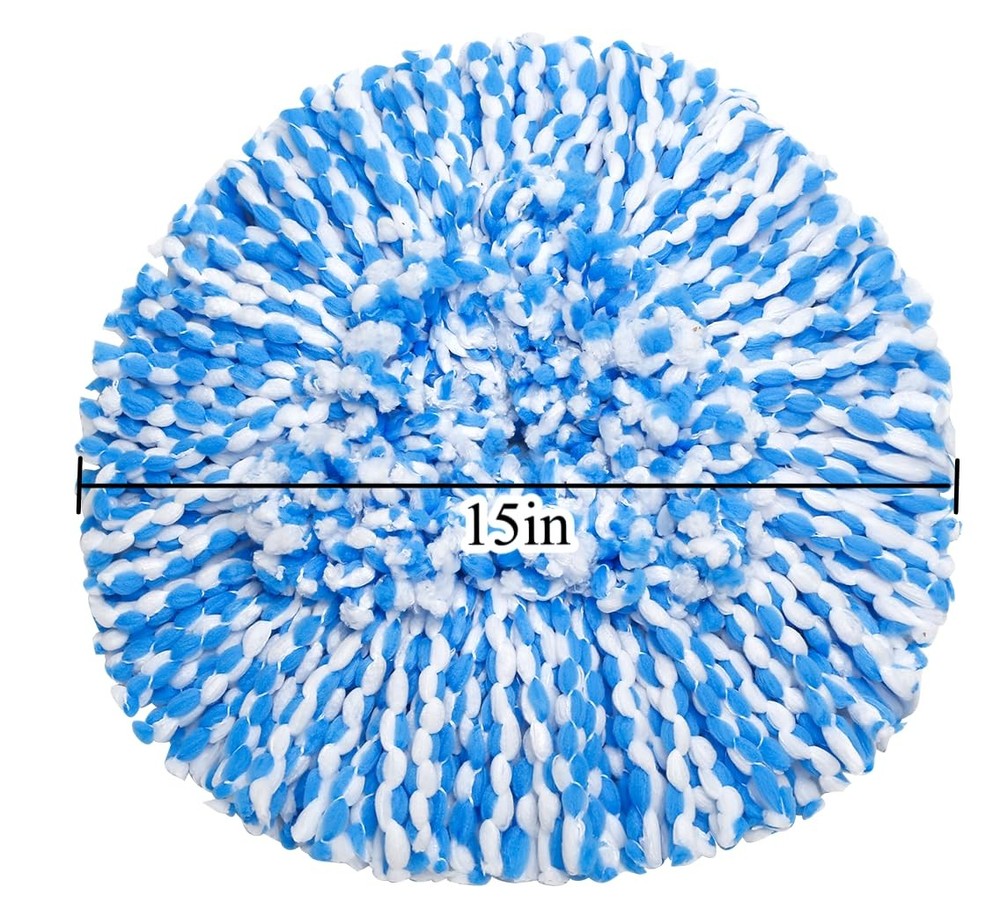 6+1 Pack Spin Mop Replacement Head Compatible With O Ceda Easywring 1tank System