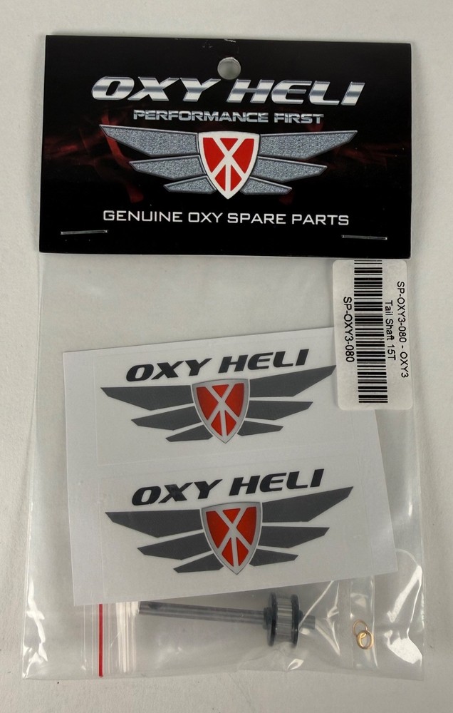 OXY HELI OXY 3 TAIL SHAFT 15T SP-OXY3-080