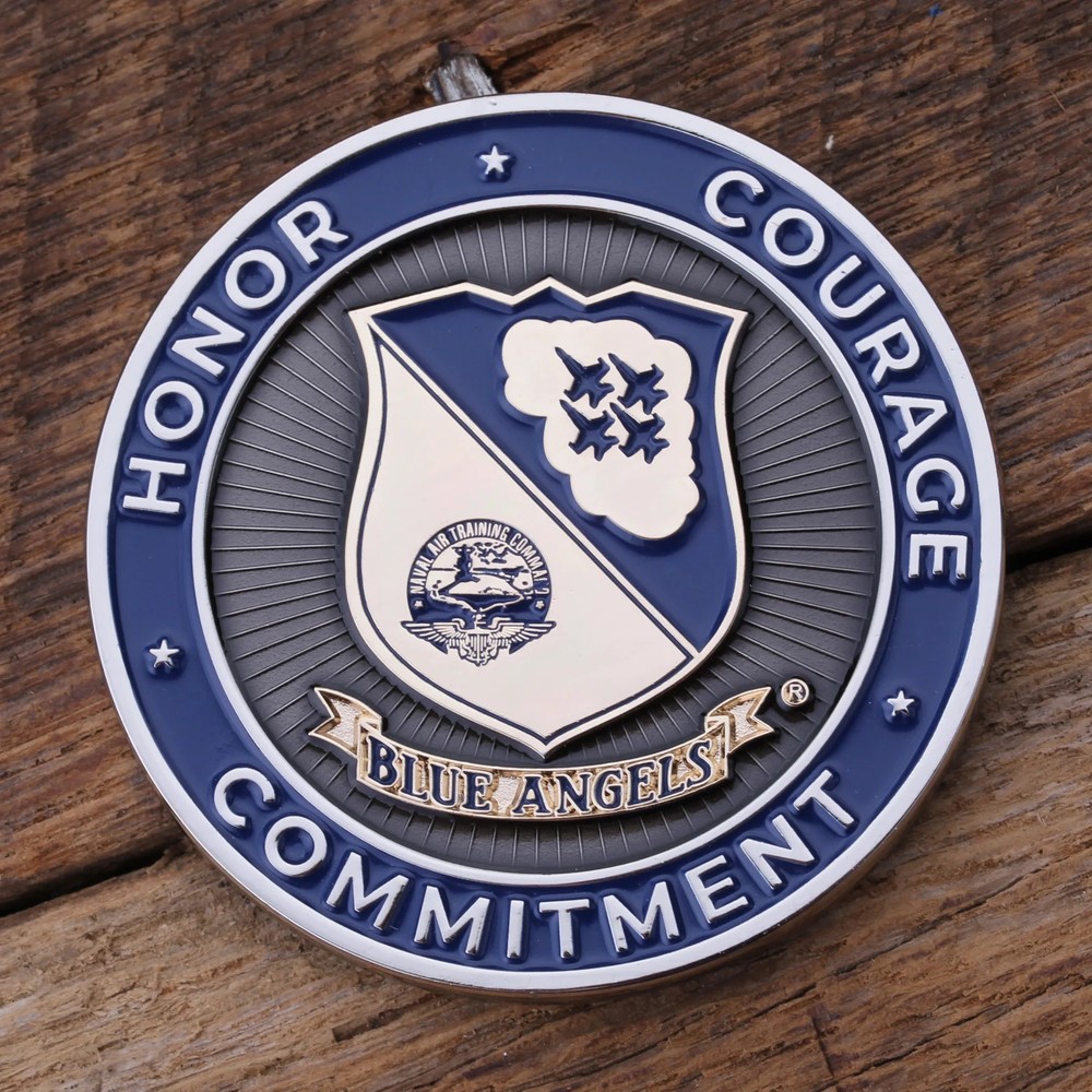 Blue Angels US Navy Flight Demonstration Squadron Challenge Coin