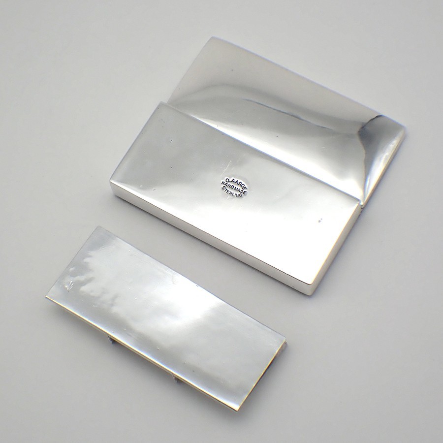 Stamp Box Oscar Aaroe Hand Made Sterling Silver