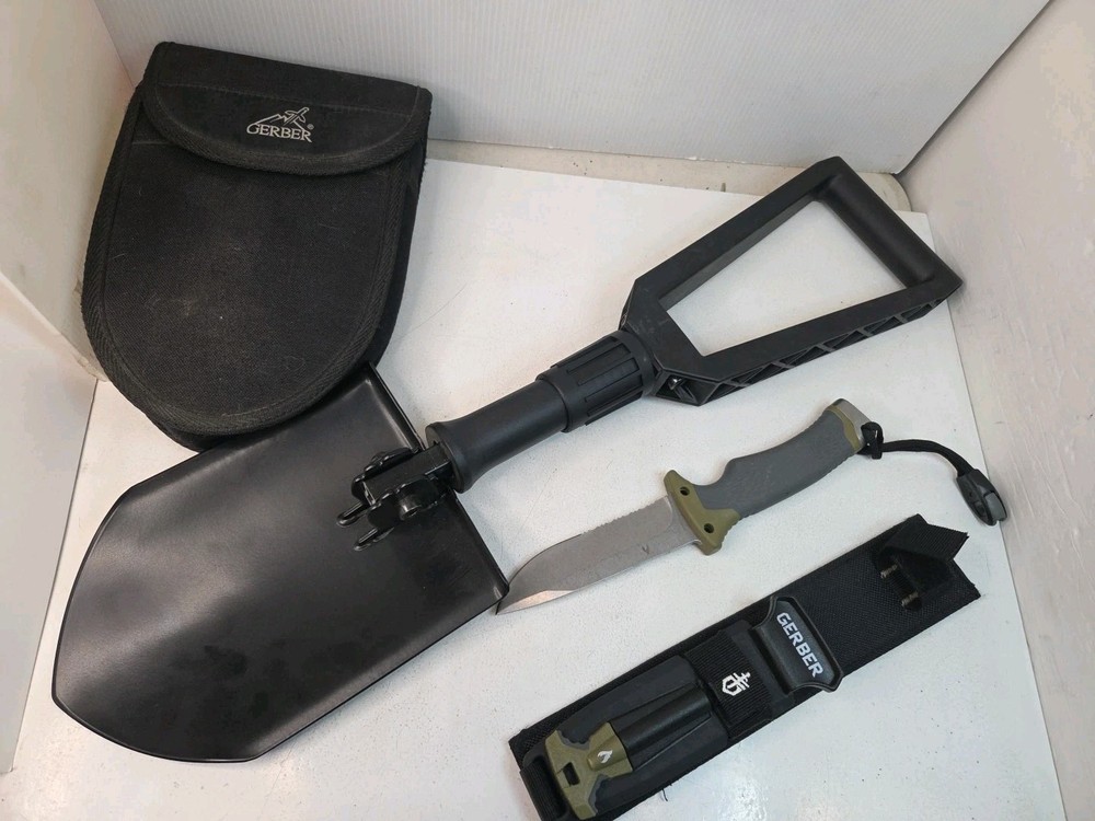Gerber Knife Ultimate And 2000 Folding Shovel