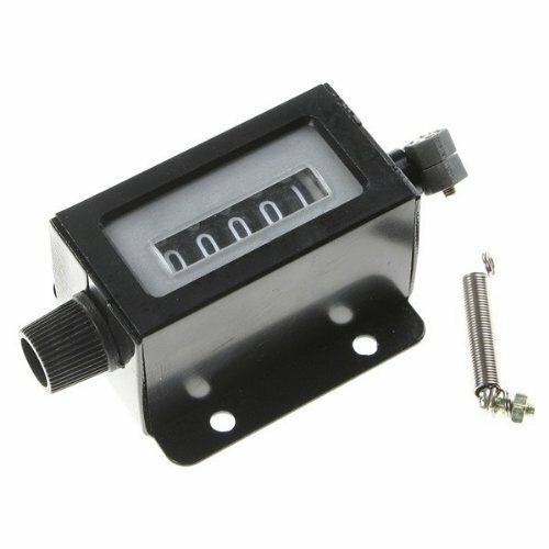 D67-F Black Casing 5 Digits Mechanical Pull Stroke Counter