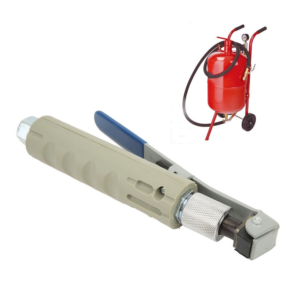 Sand Blaster Nozzle Head with 3 Ceramic Tips Remove Abrasive Stain Rust Grime
