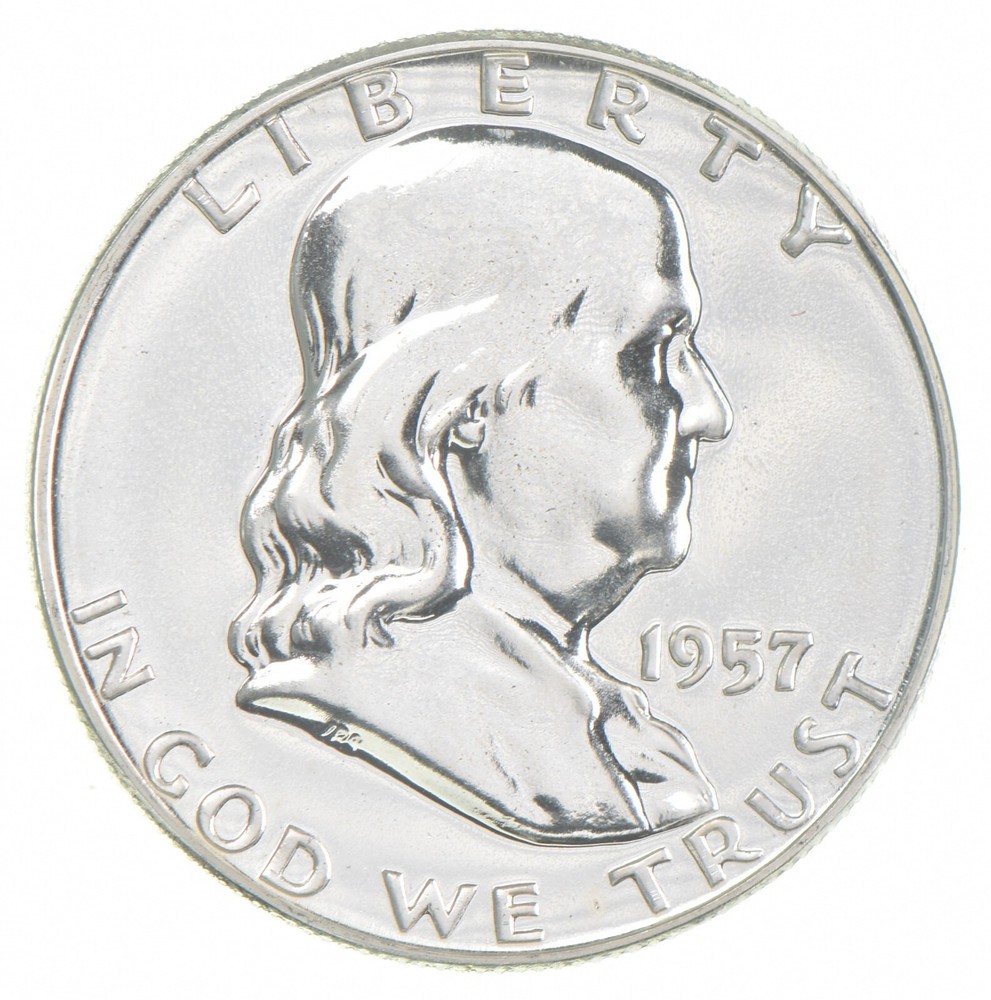 1957 Proof Franklin Half Dollar